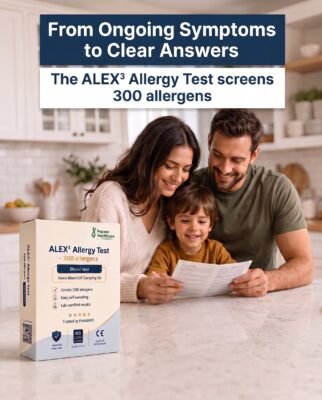 ALEX3 Allergy Test - Test 300 Allergens From a Small Blood Sample at Home